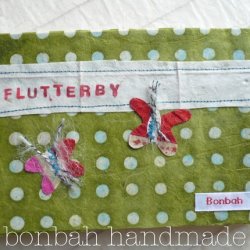 bonbah handmade butterfly notebook